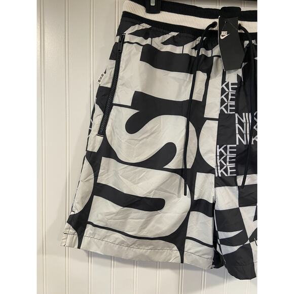 Nike Shorts NSW Mens M SportsWear Printed Scorpion Black/White AR1640-133 NWT - Picture 3 of 6